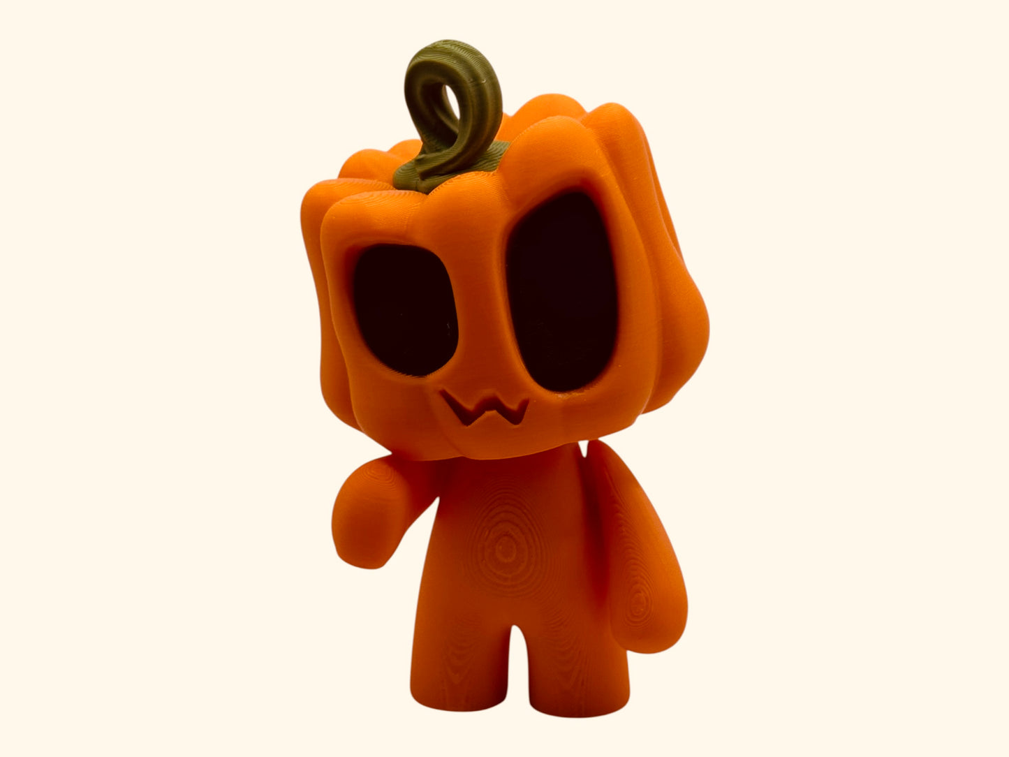 Halloween Pumpkin Blob People – Cute 3D Printed Collectible Figures | Spooky Kawaii Halloween Decor | Pumpkin Head Figurines