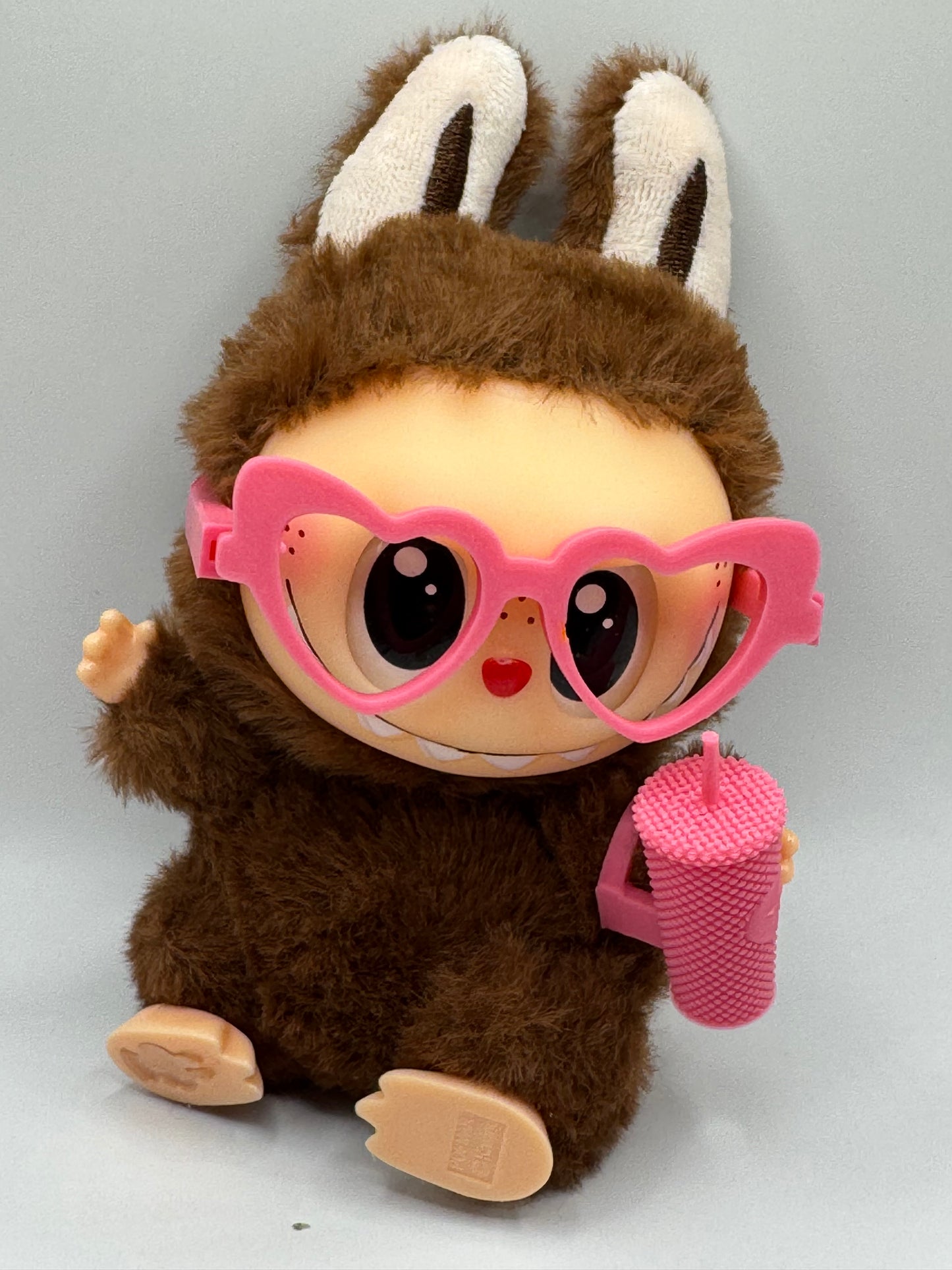 Labubu glasses doll accessory, toy decoration, miniatures, doll accessories, cute Labubu gift, toy collection accessory
