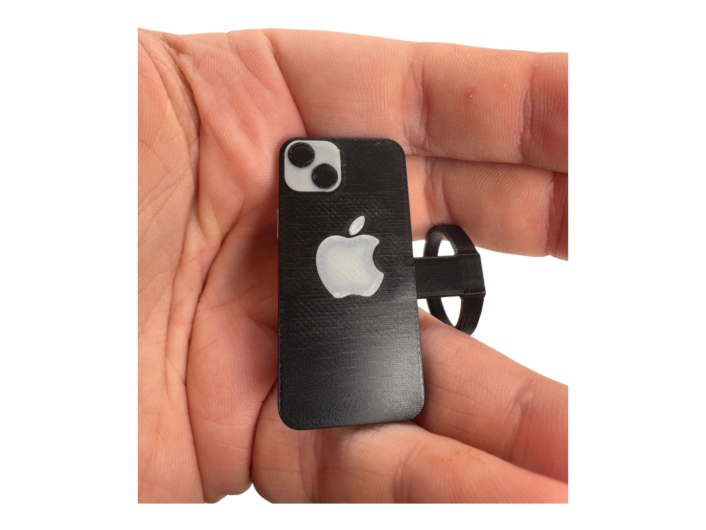 Mini iPhone Accessory for Labubu Doll | 3D Printed Small Toy Phone | Labubu Collectible Doll Prop for Display & Photography