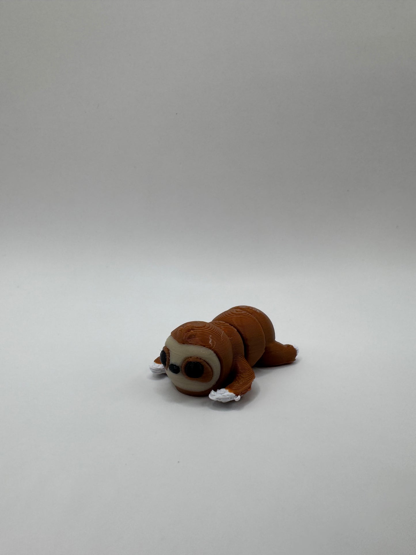 Safari and Jungle Animal Mini Toys – 3D Printed Posable Set with Sloth, Rhino, Koala, Lion, Hippo, Giraffe, Capybara