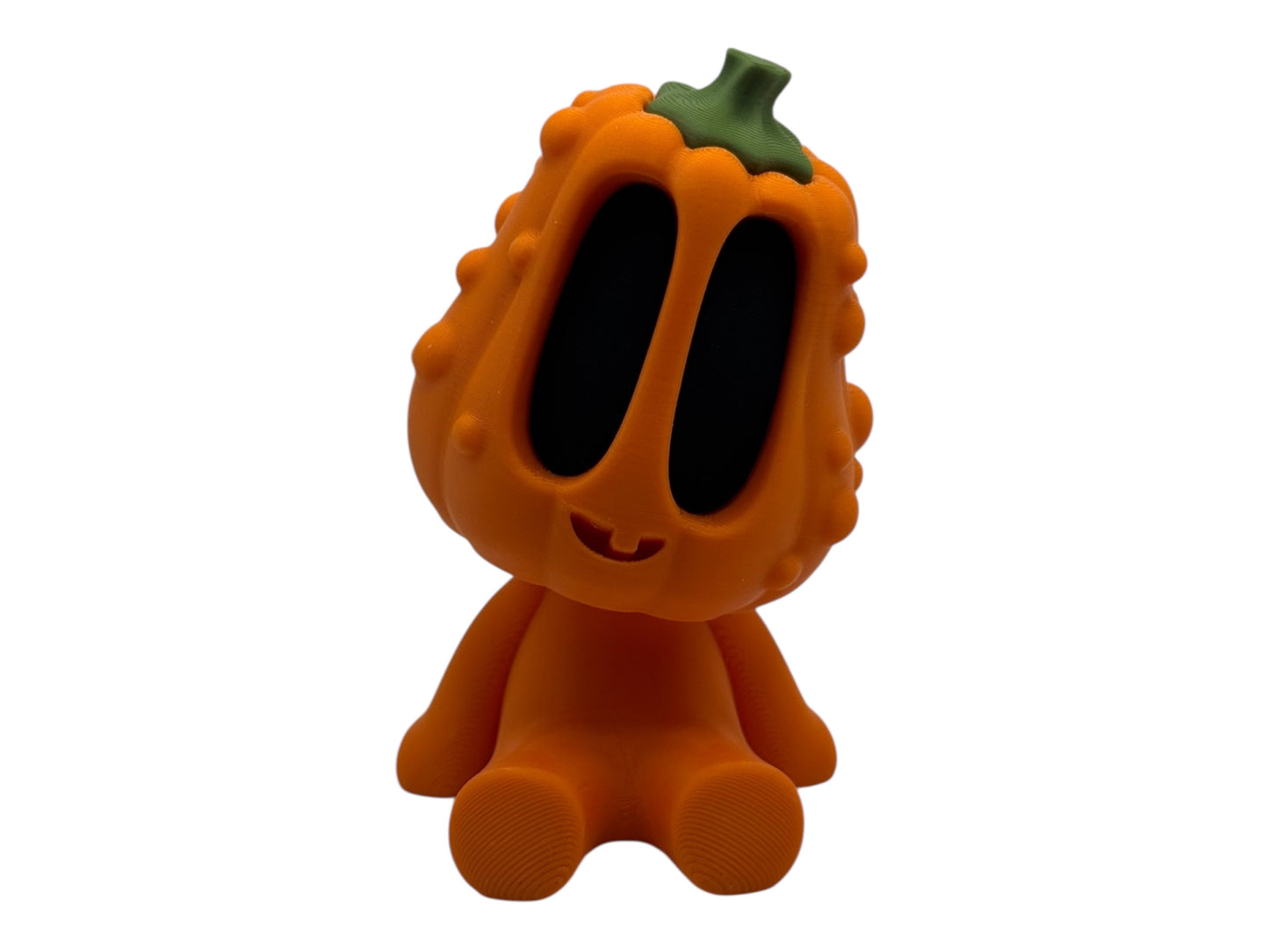 Halloween Pumpkin Blob People – Cute 3D Printed Collectible Figures | Spooky Kawaii Halloween Decor | Pumpkin Head Figurines