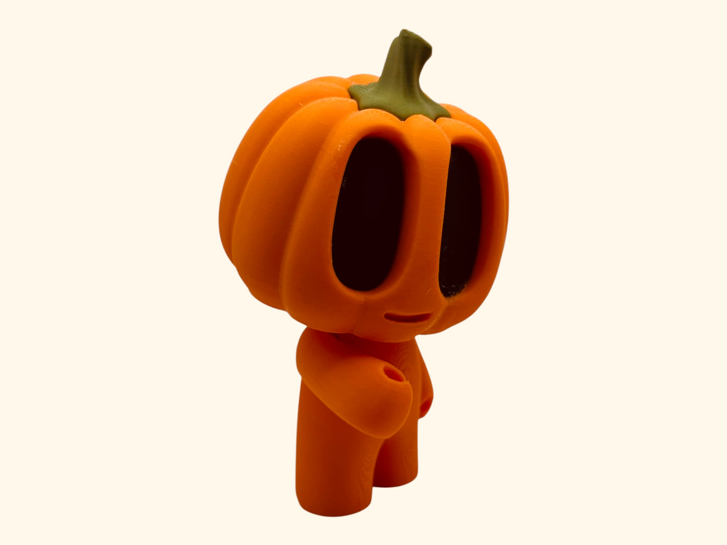 Halloween Pumpkin Blob People – Cute 3D Printed Collectible Figures | Spooky Kawaii Halloween Decor | Pumpkin Head Figurines