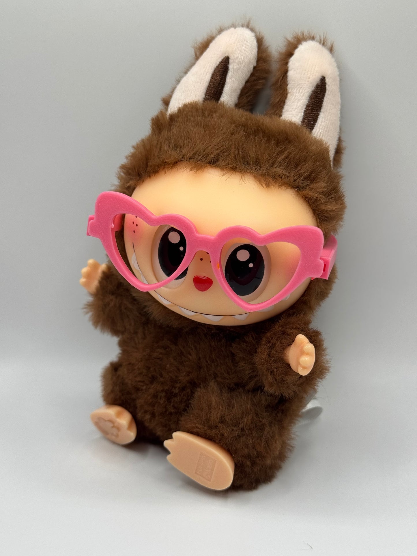 Labubu glasses doll accessory, toy decoration, miniatures, doll accessories, cute Labubu gift, toy collection accessory