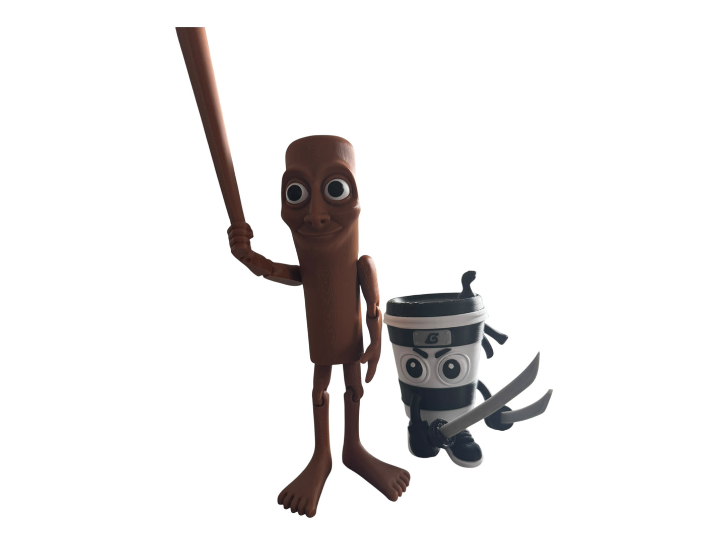 Tung Tung Tung Sahur Figure | Articulated Meme Toy | Viral Internet Character | 3D Printed Collectible | Funny Gift