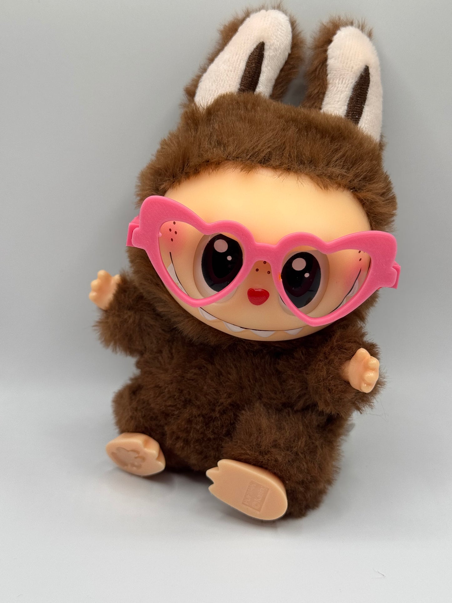 Labubu glasses doll accessory, toy decoration, miniatures, doll accessories, cute Labubu gift, toy collection accessory