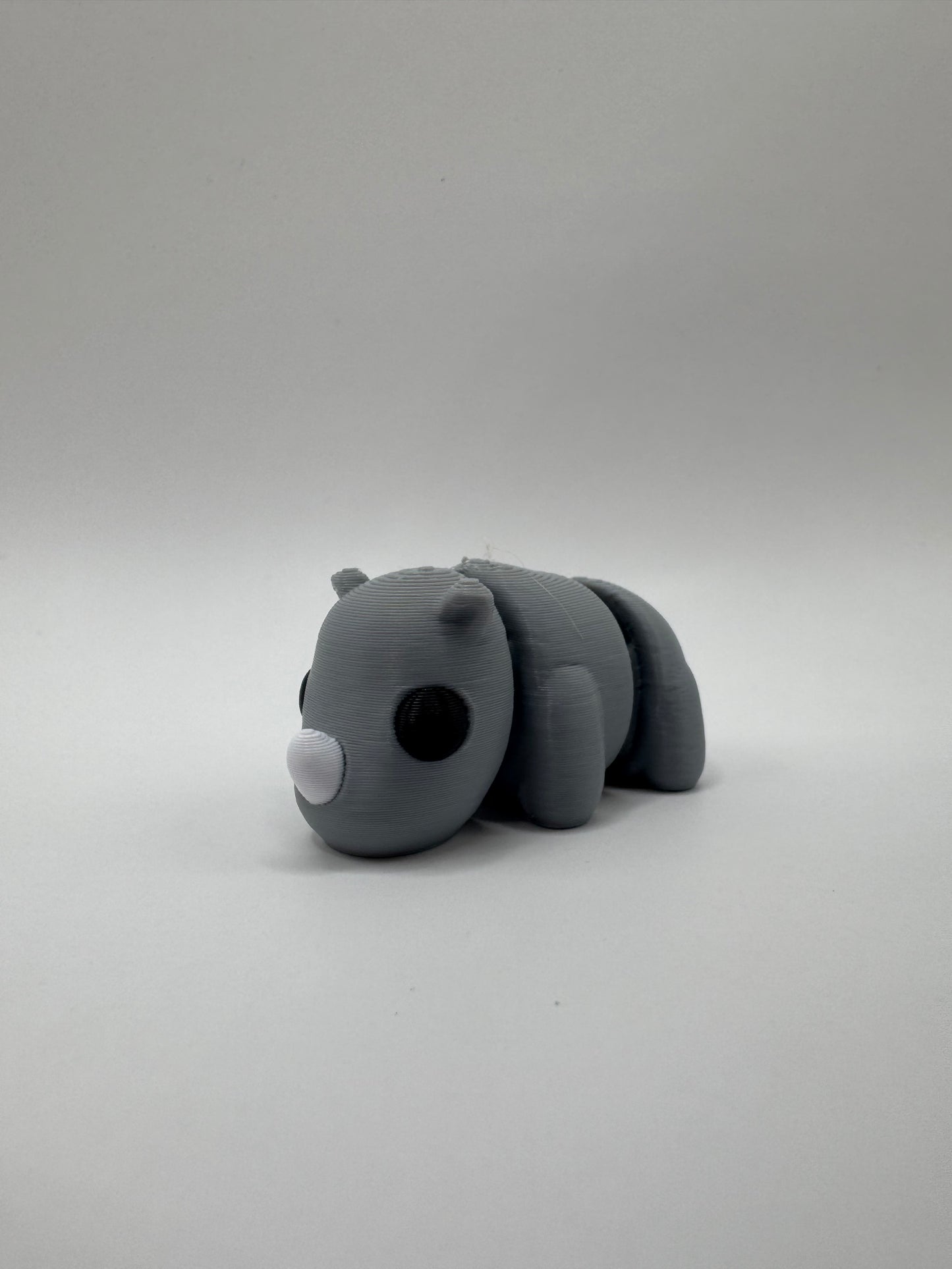 Safari and Jungle Animal Mini Toys – 3D Printed Posable Set with Sloth, Rhino, Koala, Lion, Hippo, Giraffe, Capybara