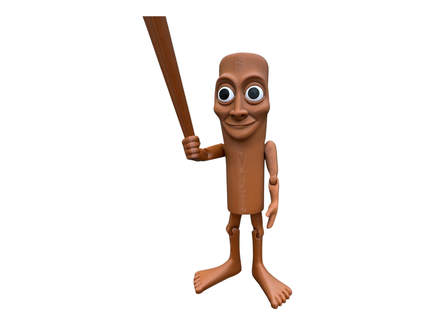 Tung Tung Tung Sahur Figure | Articulated Meme Toy | Viral Internet Character | 3D Printed Collectible | Funny Gift