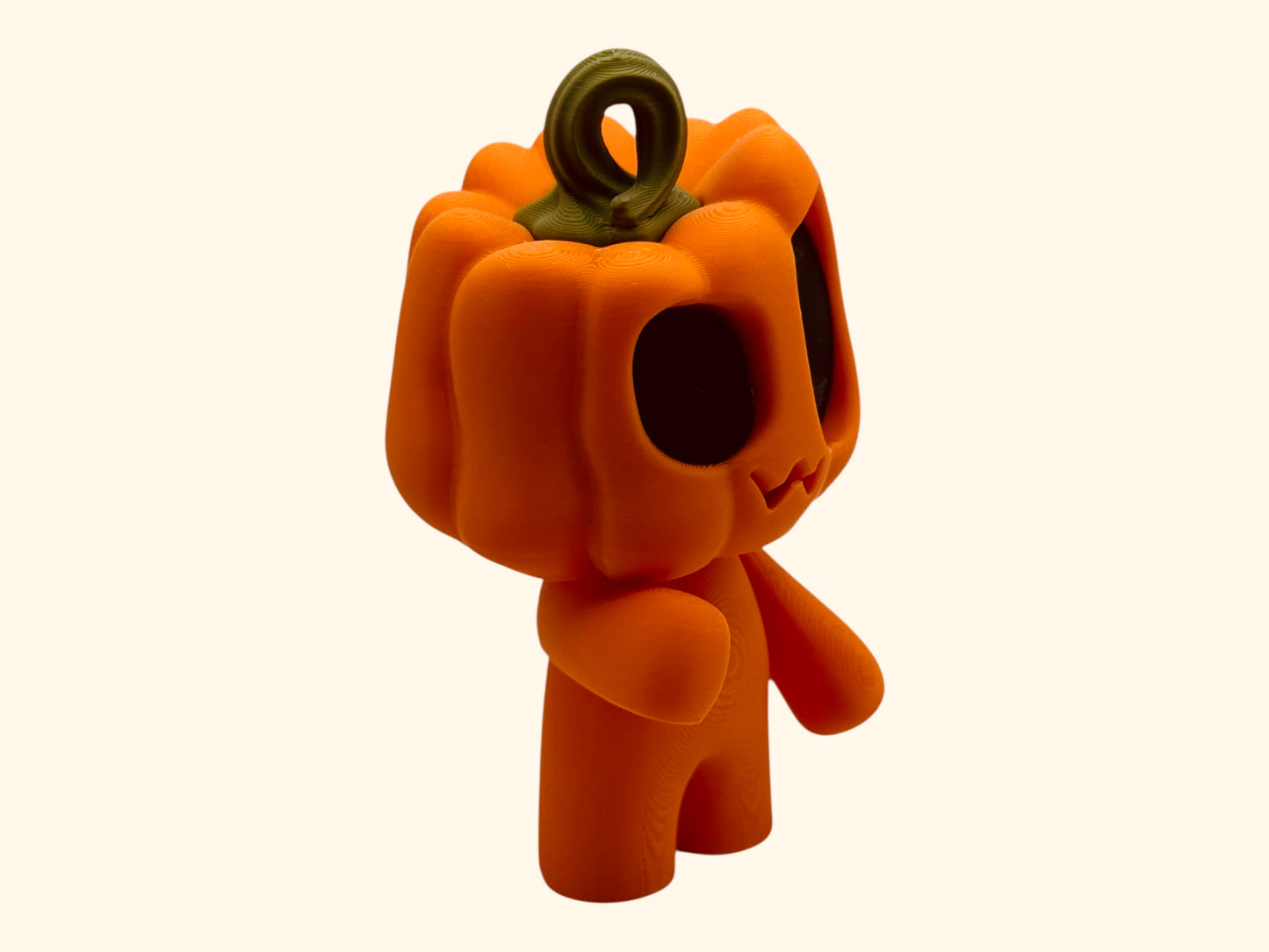 Halloween Pumpkin Blob People – Cute 3D Printed Collectible Figures | Spooky Kawaii Halloween Decor | Pumpkin Head Figurines