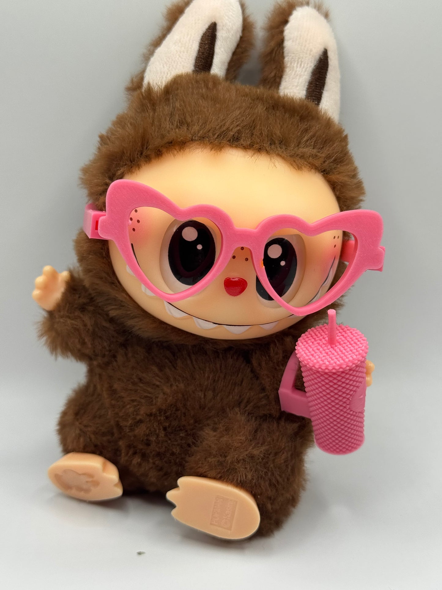 Labubu glasses doll accessory, toy decoration, miniatures, doll accessories, cute Labubu gift, toy collection accessory