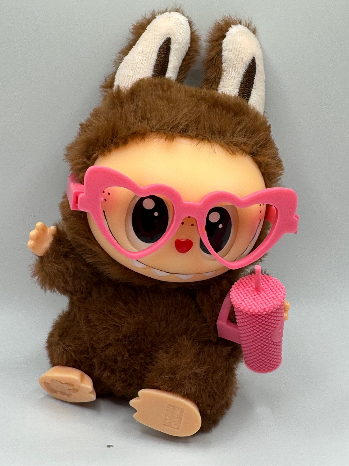 Labubu glasses doll accessory, toy decoration, miniatures, doll accessories, cute Labubu gift, toy collection accessory