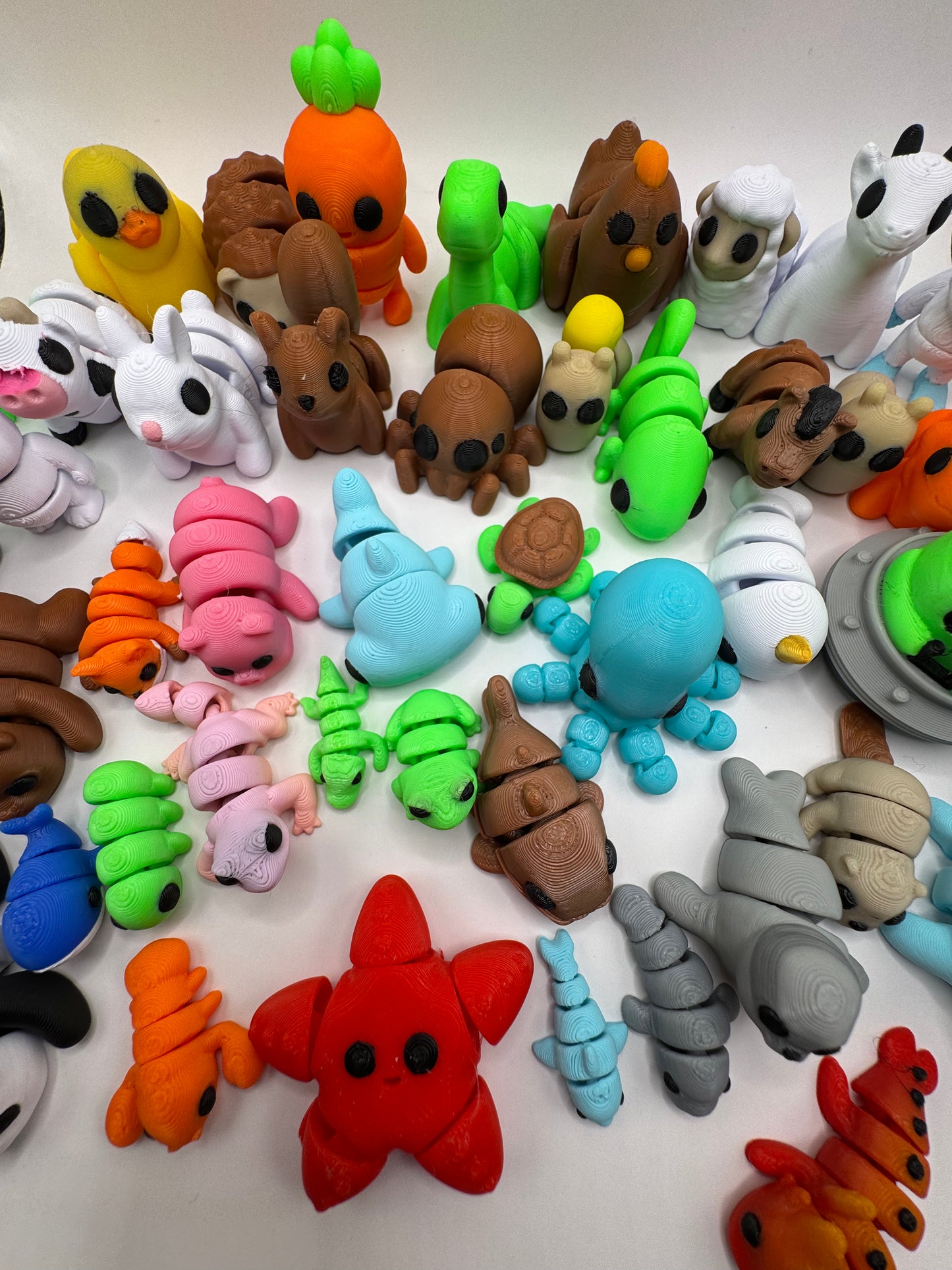 Mini Animals Mystery Packs | Articulating Tiny Animals | 3D Printed Fidget Toy | Sensory Toy | Animal Gift | Baby Animals |