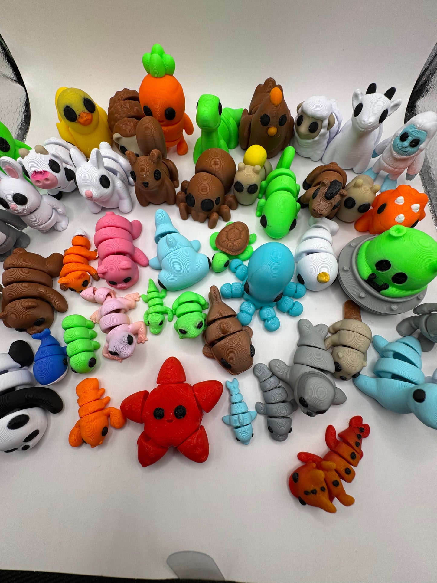 Mini Animals Mystery Packs | Articulating Tiny Animals | 3D Printed Fidget Toy | Sensory Toy | Animal Gift | Baby Animals |