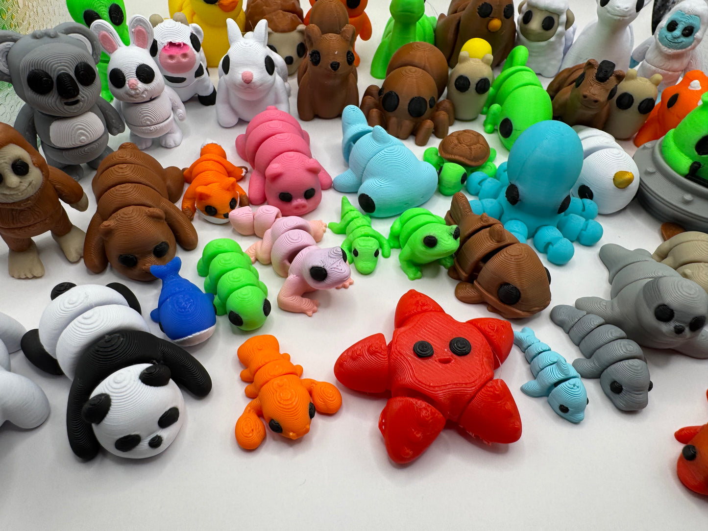 Mini Animals Mystery Packs | Articulating Tiny Animals | 3D Printed Fidget Toy | Sensory Toy | Animal Gift | Baby Animals |
