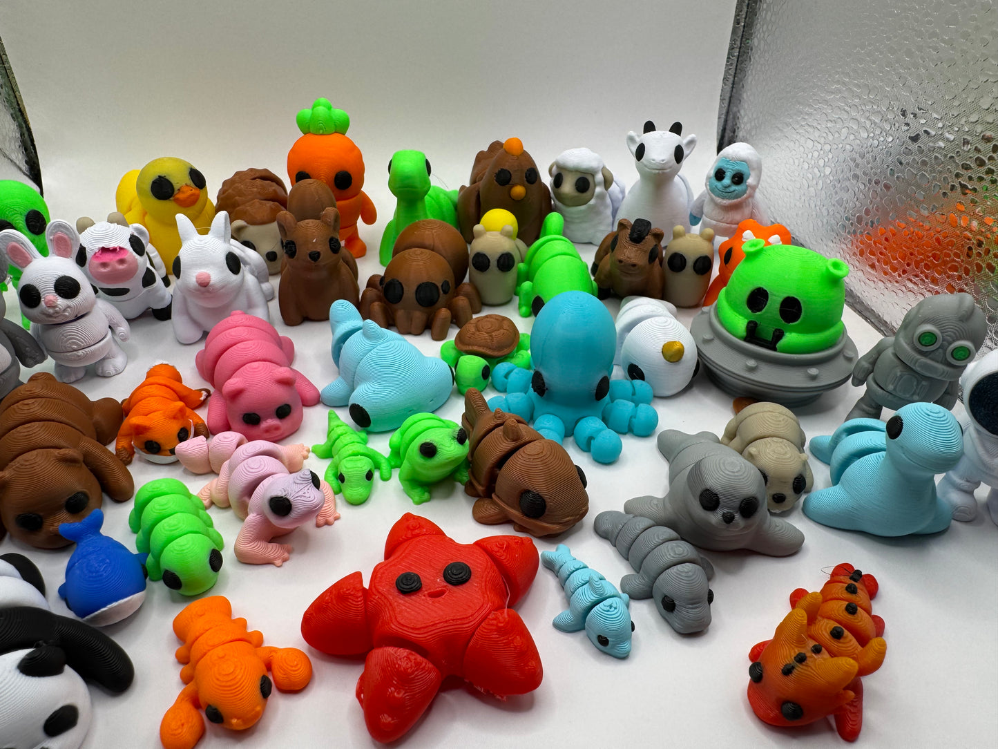 Mini Animals Mystery Packs | Articulating Tiny Animals | 3D Printed Fidget Toy | Sensory Toy | Animal Gift | Baby Animals |