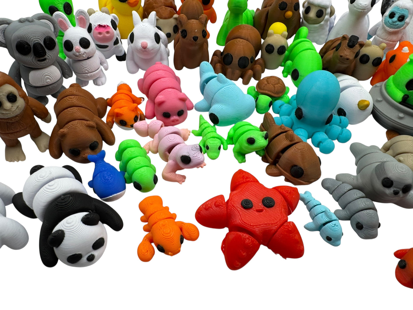 Mini Animals Mystery Packs | Articulating Tiny Animals | 3D Printed Fidget Toy | Sensory Toy | Animal Gift | Baby Animals |