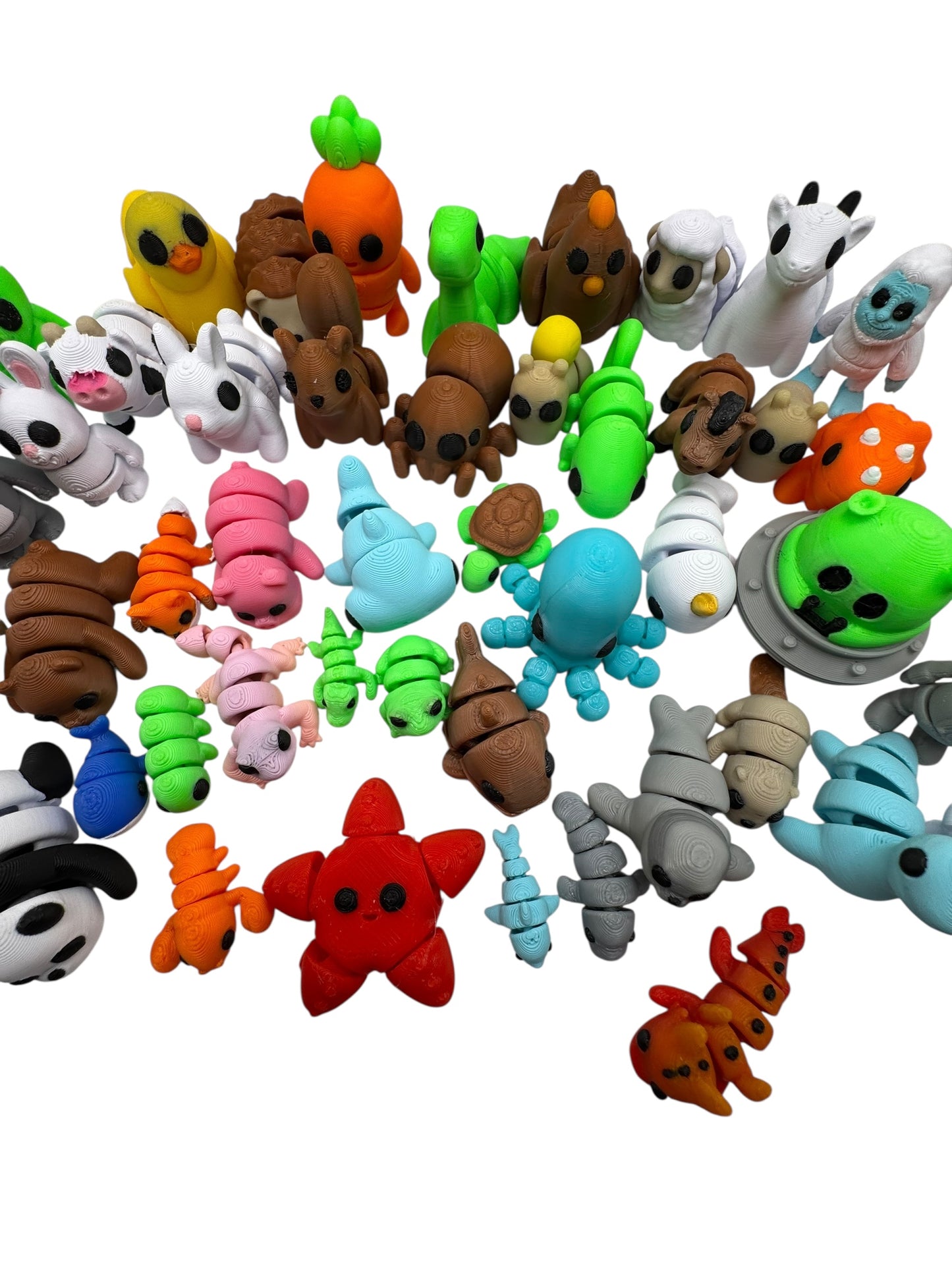 Mini Animals Mystery Packs | Articulating Tiny Animals | 3D Printed Fidget Toy | Sensory Toy | Animal Gift | Baby Animals |