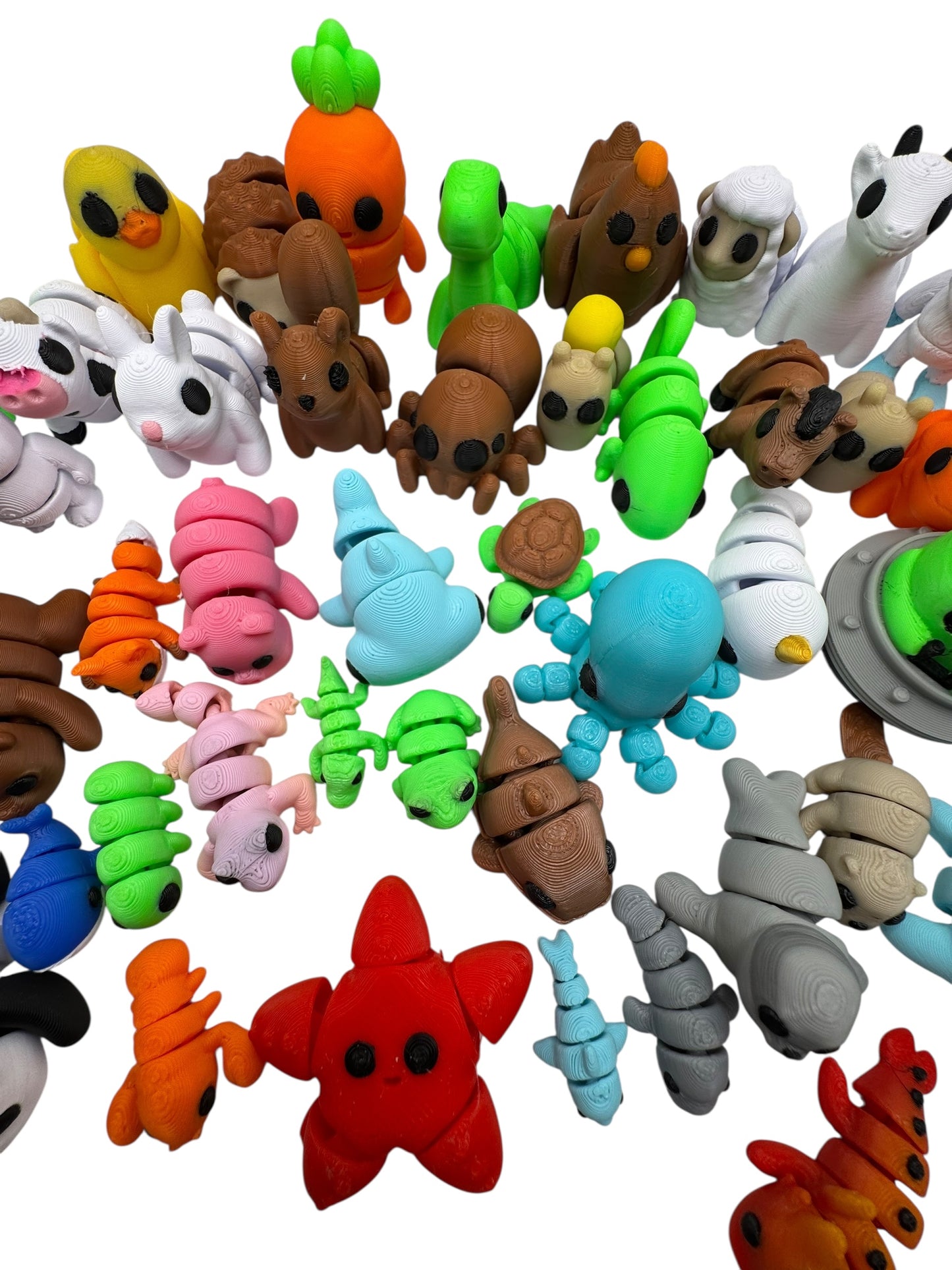 Mini Animals Mystery Packs | Articulating Tiny Animals | 3D Printed Fidget Toy | Sensory Toy | Animal Gift | Baby Animals |