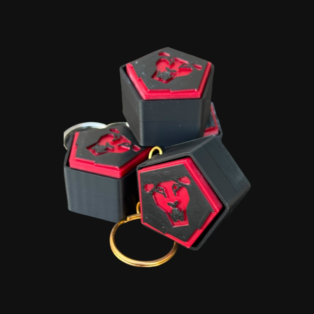 Kpop Demon Hunters Saja Boys Inspired Fidget Clicker | MX Switch Keychain Toy | Stress Relief & Fan Collectible