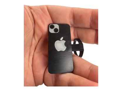 Mini iPhone Accessory for Labubu Doll | 3D Printed Small Toy Phone | Labubu Collectible Doll Prop for Display & Photography