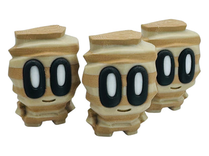 Blob Lab - Rock Blob Layered Buddies | 3D Printed Collectible Figures | Cute Striped Mini Desk Toys | Kawaii Gift for Collectors & Displays