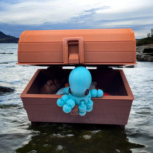 Ocean Friends Mini Animal Set with Treasure Chest