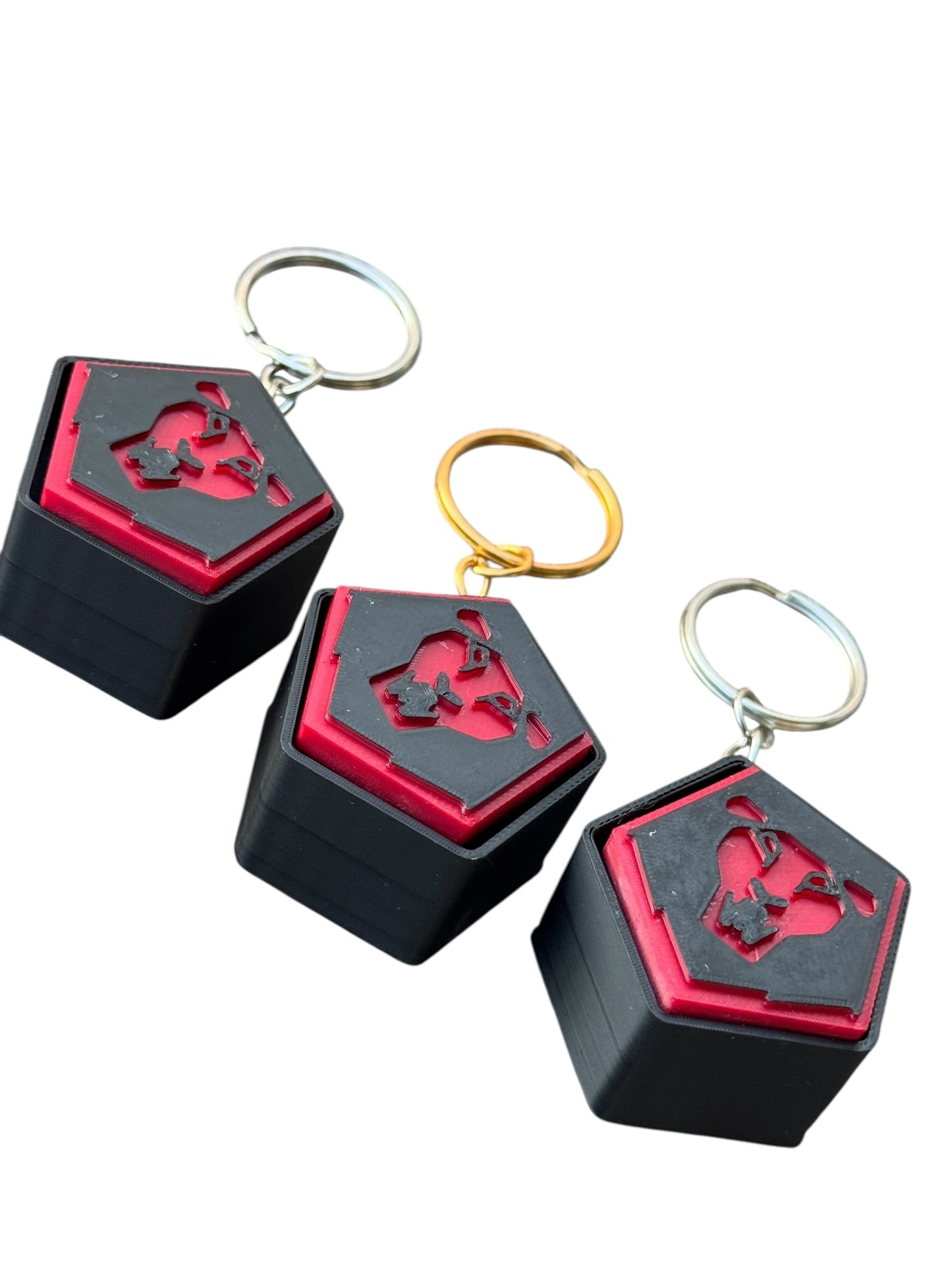 Kpop Demon Hunters Saja Boys Inspired Fidget Clicker | MX Switch Keychain Toy | Stress Relief & Fan Collectible