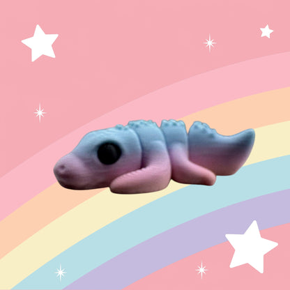 Rainbow Friends Articulated Toy – 3D Printed Rainbow Figure | Whimsizoo