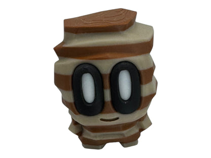 Blob Lab - Rock Blob Layered Buddies | 3D Printed Collectible Figures | Cute Striped Mini Desk Toys | Kawaii Gift for Collectors & Displays