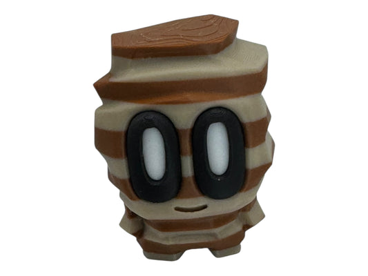 Blob Lab - Rock Blob Layered Buddies | 3D Printed Collectible Figures | Cute Striped Mini Desk Toys | Kawaii Gift for Collectors & Displays