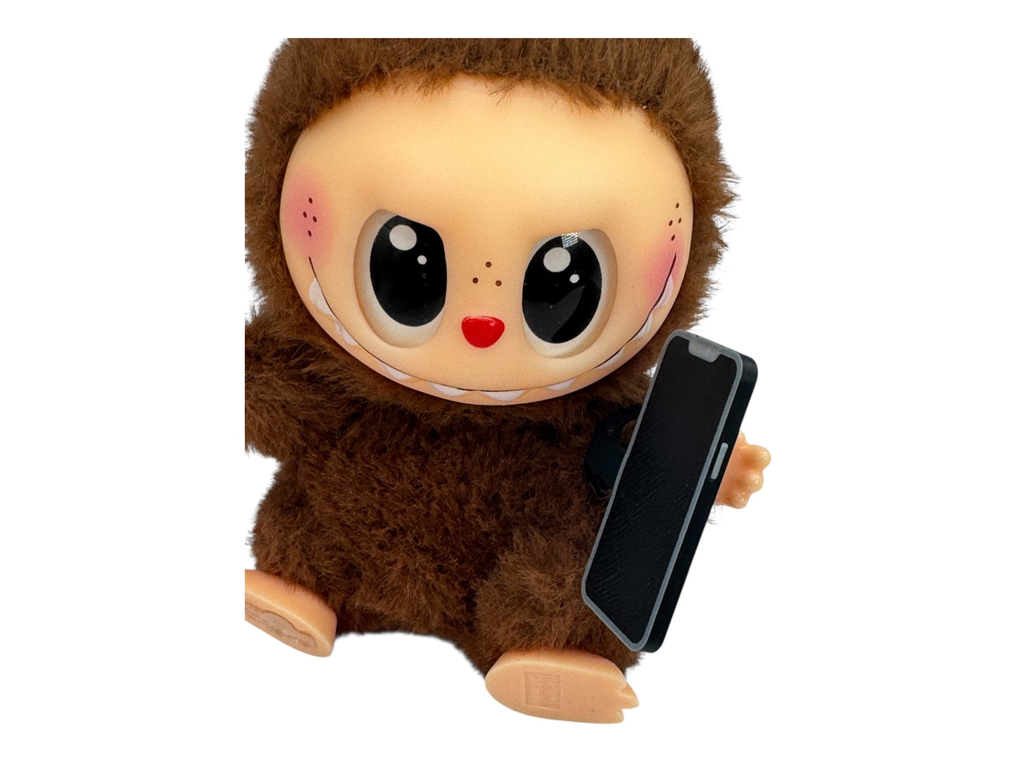 Mini iPhone Accessory for Labubu Doll | 3D Printed Small Toy Phone | Labubu Collectible Doll Prop for Display & Photography