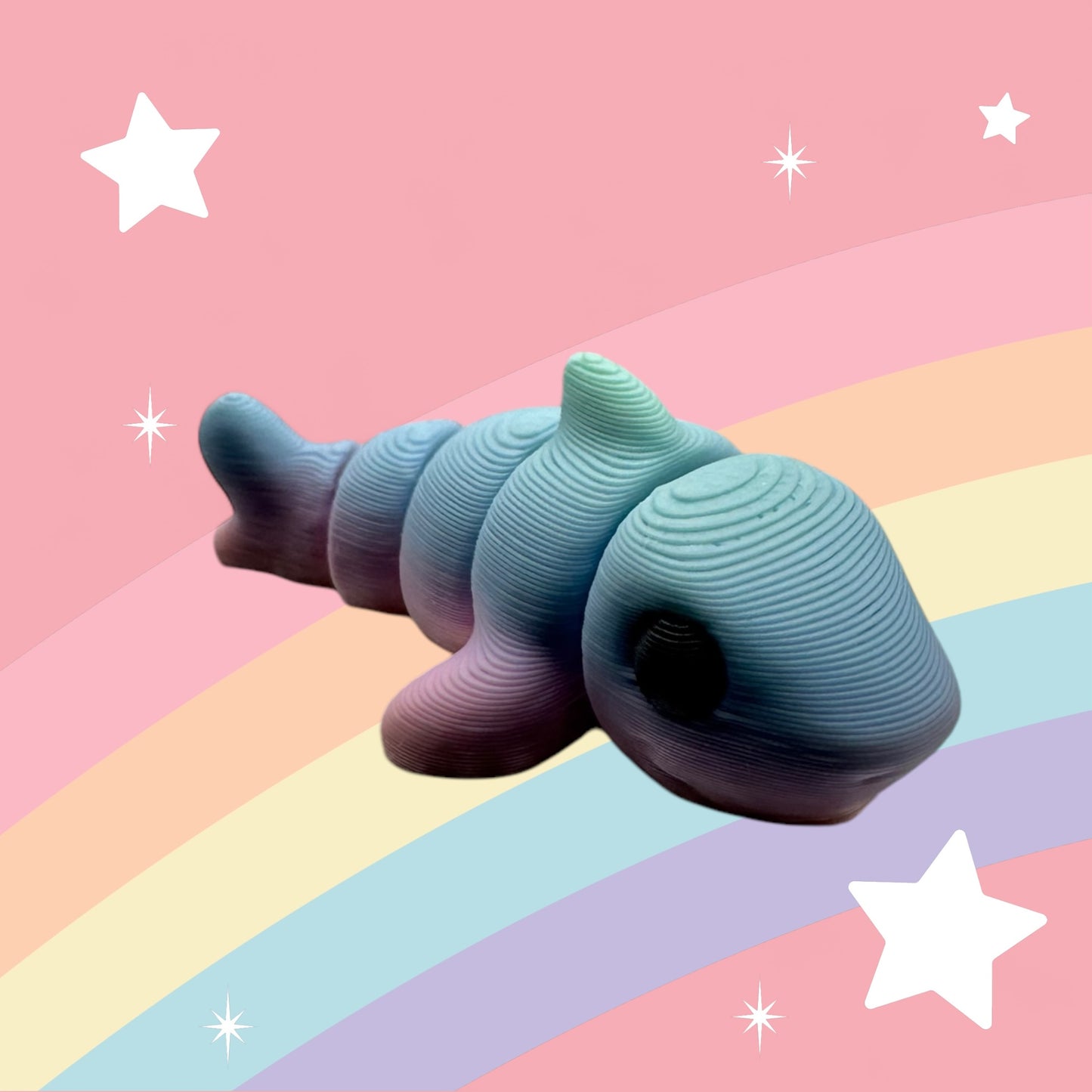 rainbow friends shark 3d printed