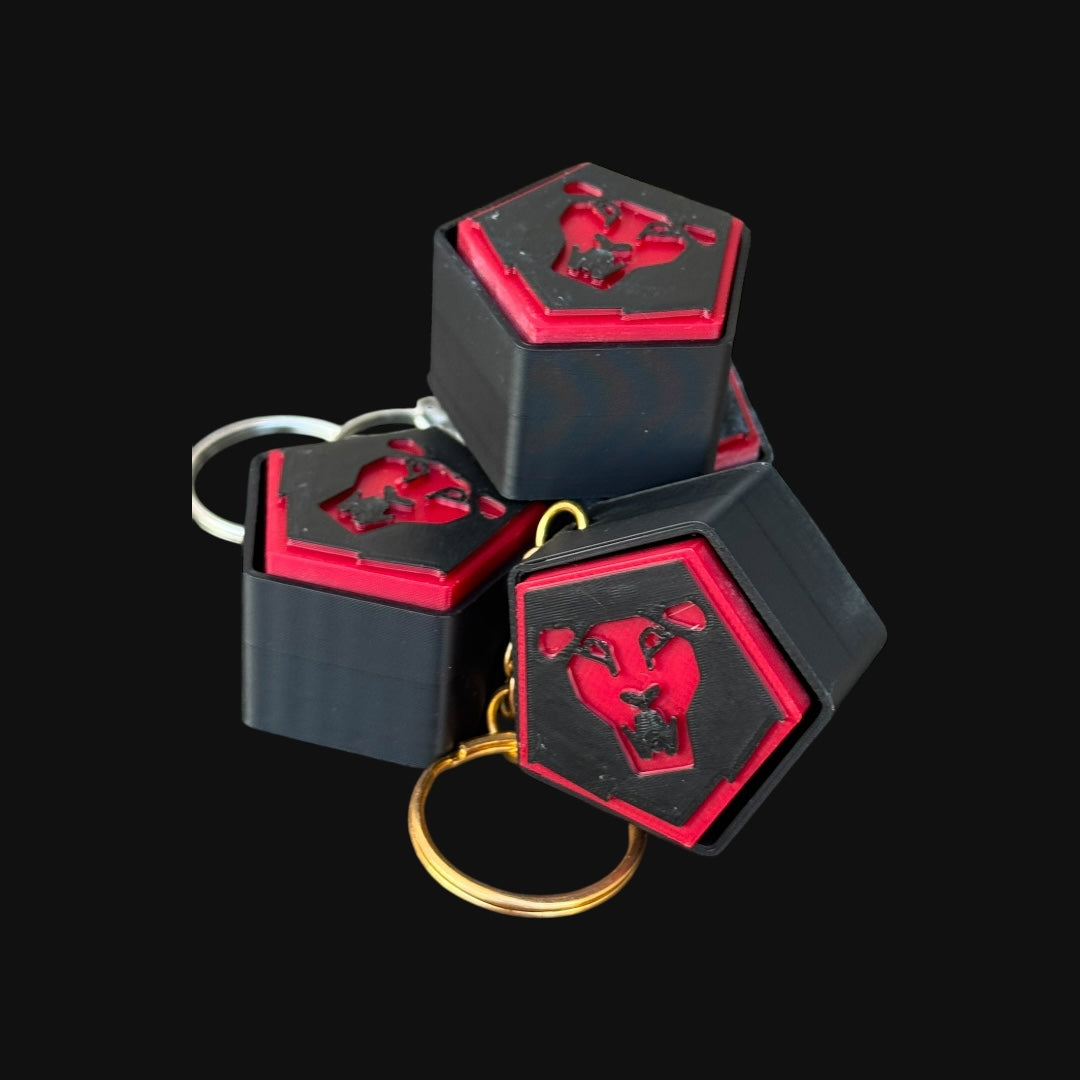 Kpop Demon Hunters Saja Boys Inspired Fidget Clicker | MX Switch Keychain Toy | Stress Relief & Fan Collectible