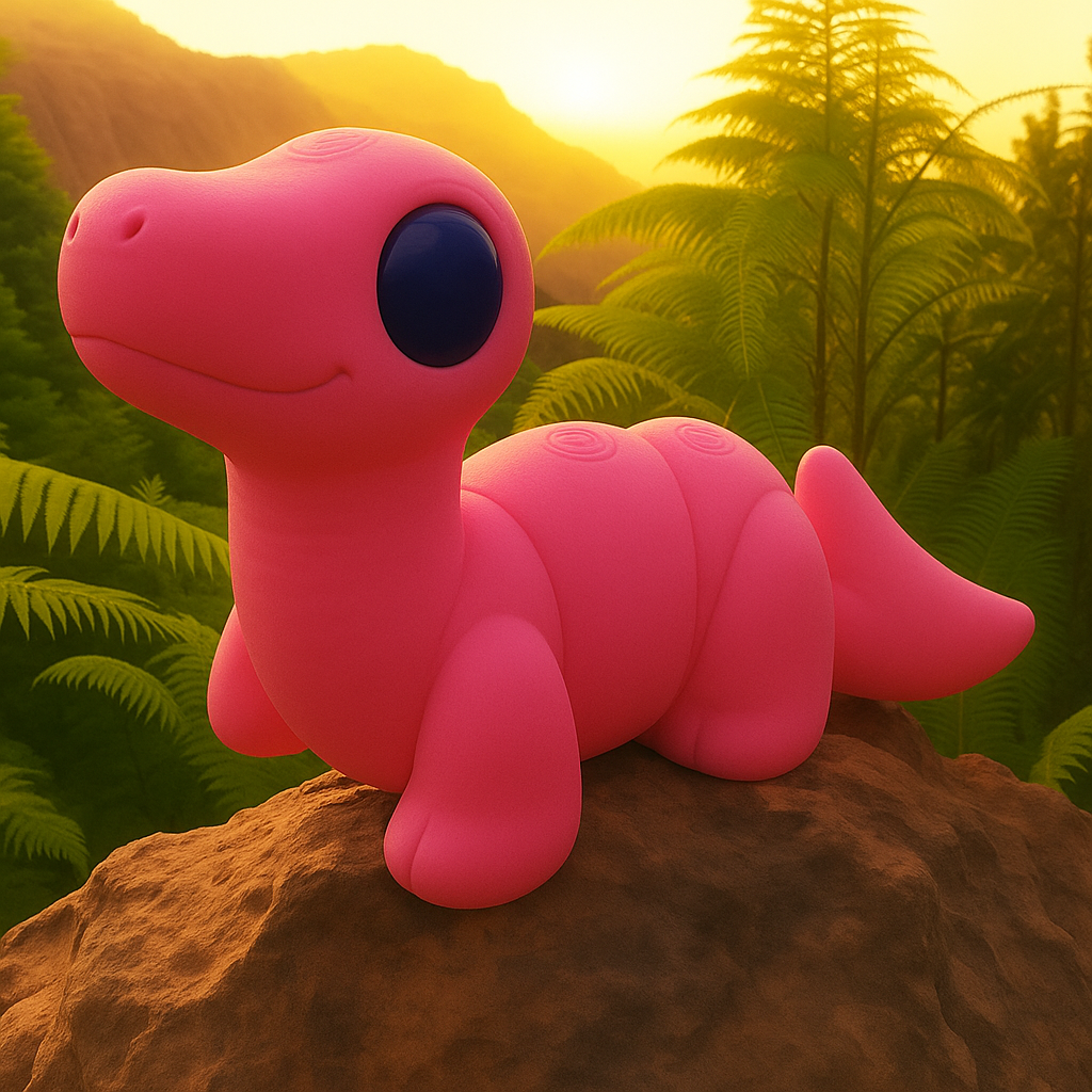 XL Brontosaurus Articulated Toy – 3D Printed Dinosaur Figure | Whimsizoo