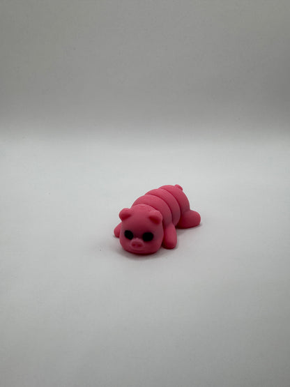 Farm, Fantasy, and Animal Mini Figurines – 3D Printed Posable Toys – Bunny, Pig, Fox, Cow, Sheep, Carrot Person & More
