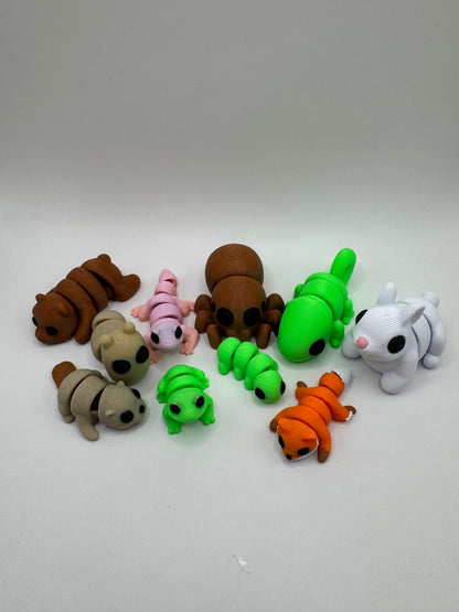 10 Posable Mini Forest and Woodland toy set