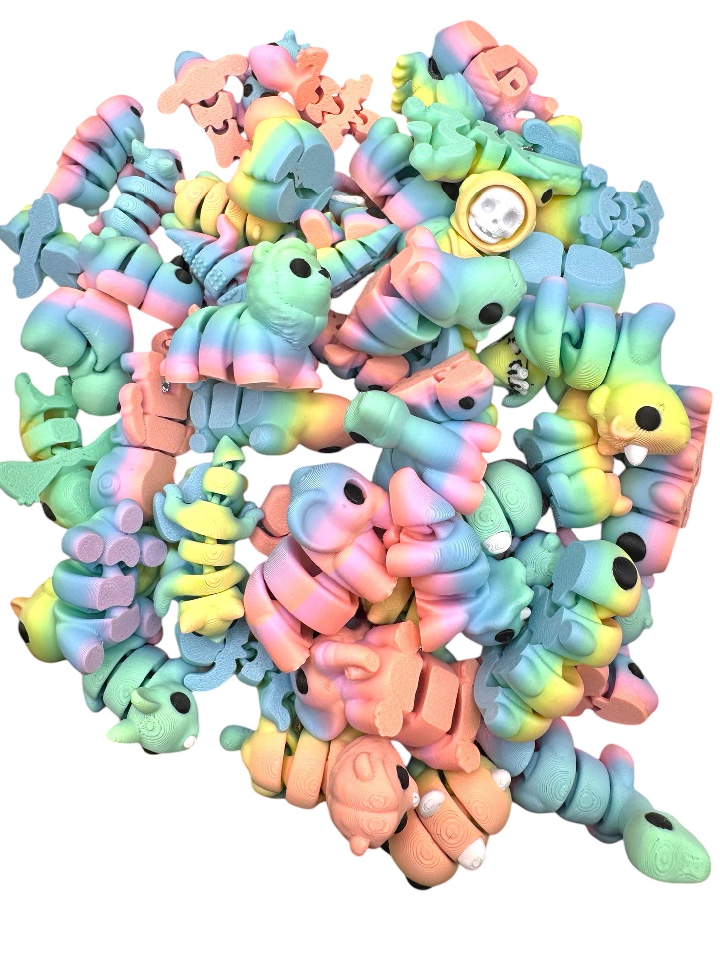 Rainbow Friends Multi Pack Toy – 3D Printed Rainbow Figure | Whimsizoo