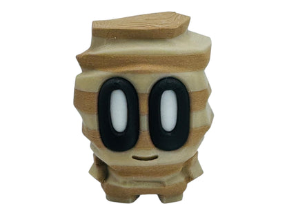 Blob Lab - Rock Blob Layered Buddies | 3D Printed Collectible Figures | Cute Striped Mini Desk Toys | Kawaii Gift for Collectors & Displays