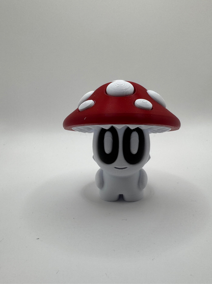 Mushroom Blob People – Cute 3D Printed Collectible Figures | Whimsical Kawaii Decor | Fantasy Forest Mushroom Figurines