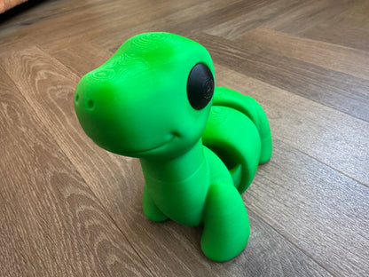 XL Brontosaurus Articulated Toy – 3D Printed Dinosaur Figure | Whimsizoo