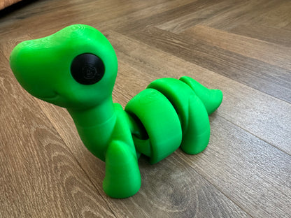 XL Brontosaurus Articulated Toy – 3D Printed Dinosaur Figure | Whimsizoo