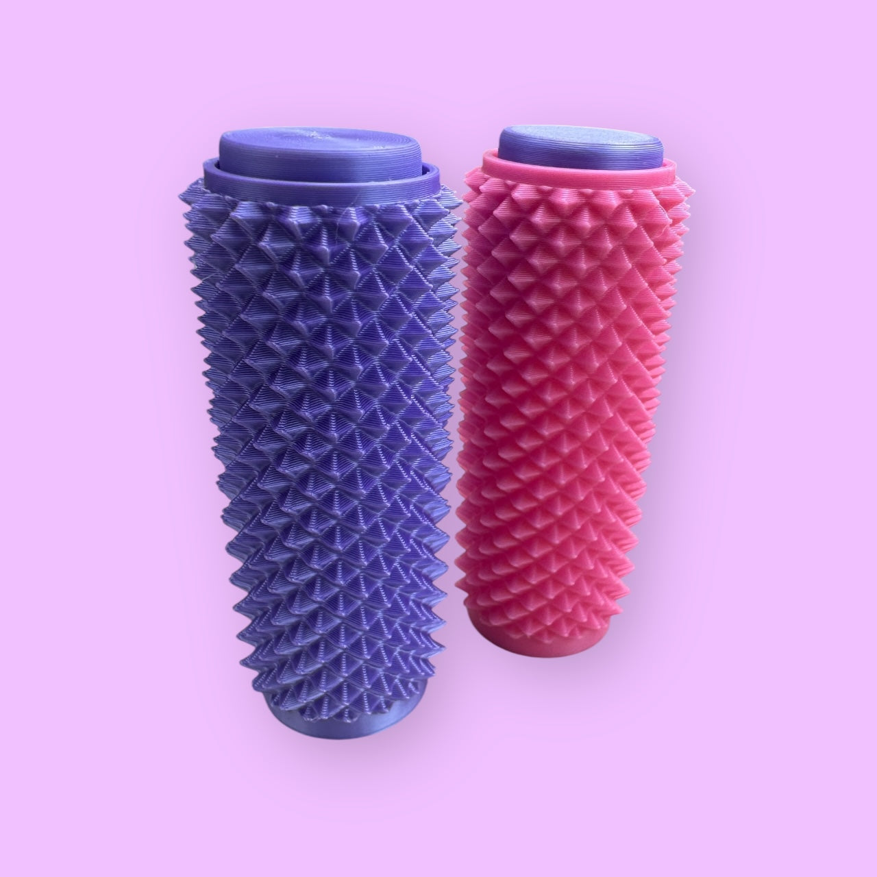 Spiked Sensory Roller Fidget Toy | Textured Stress Relief Roller with Clicker Top & Wrist Strap | ADHD Anxiety Sensory Aid | Focus Fidget Gift