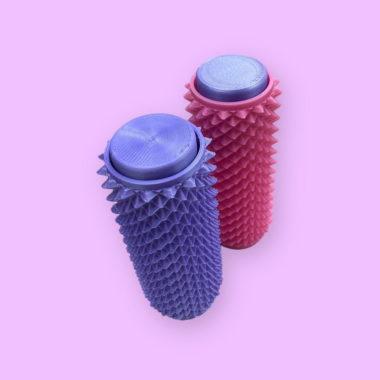Spiked Sensory Roller Fidget Toy | Textured Stress Relief Roller with Clicker Top & Wrist Strap | ADHD Anxiety Sensory Aid | Focus Fidget Gift