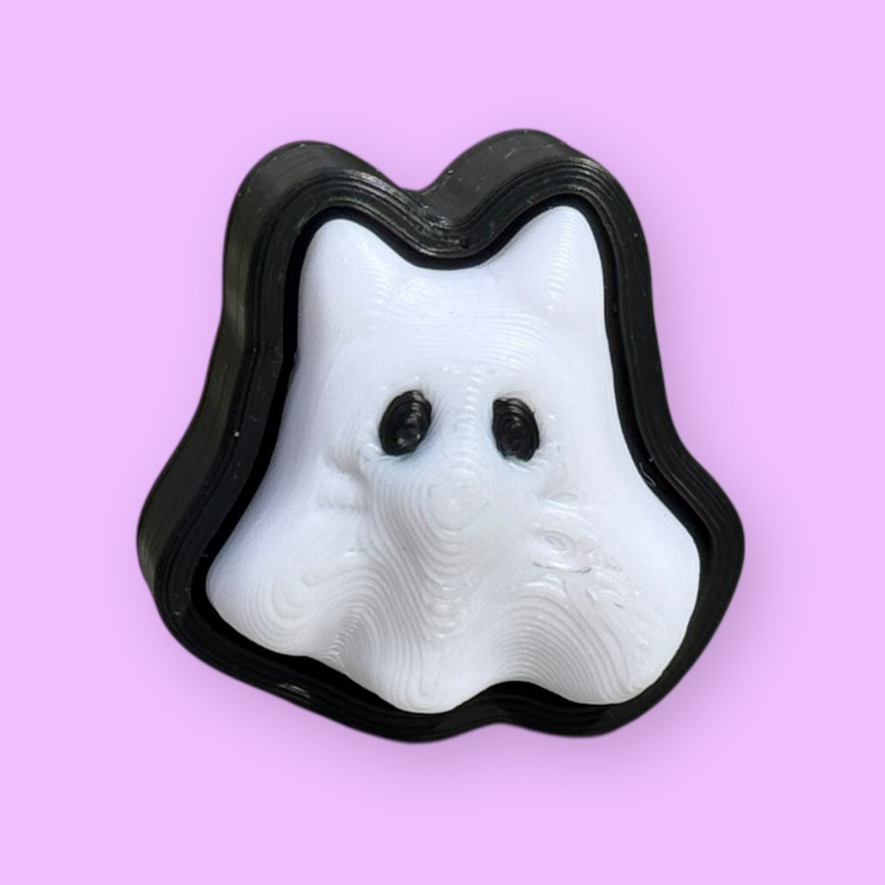 Halloween Ghost & Pumpkin Fidget Clickers | Spooky Stress Relief Keychain or Wrist Strap | Retro Style Sensory Toy | Cute Spooky Gift