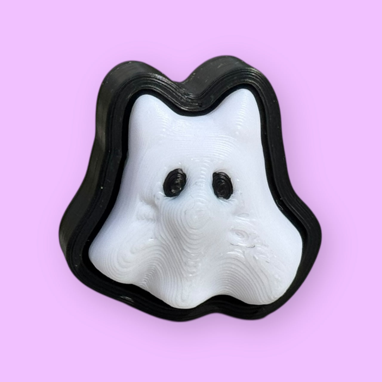 Halloween Ghost & Pumpkin Fidget Clickers | Spooky Stress Relief Keychain or Wrist Strap | Retro Style Sensory Toy | Cute Spooky Gift