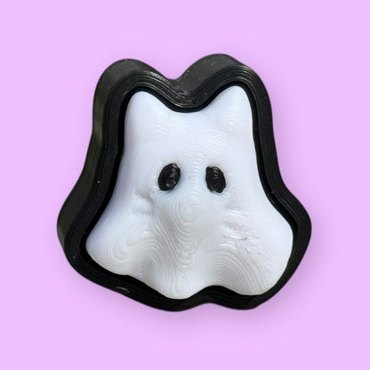 Halloween Ghost & Pumpkin Fidget Clickers | Spooky Stress Relief Keychain or Wrist Strap | Retro Style Sensory Toy | Cute Spooky Gift