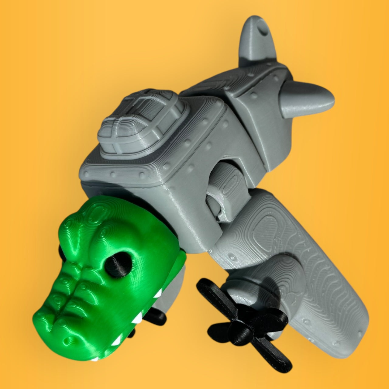 Bombardiro Crocodilo Meme Toy | Italian Brainrot Crocodile Plane Figure | 3D Printed Collectible Desk Toy | Funny Viral Meme Character Gift