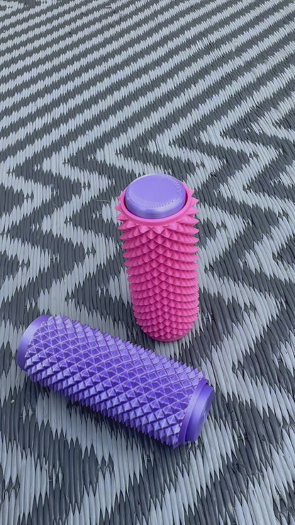 Spiked Sensory Roller Fidget Toy | Textured Stress Relief Roller with Clicker Top & Wrist Strap | ADHD Anxiety Sensory Aid | Focus Fidget Gift